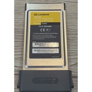Linksys PCM200 EtherFast 10/100 Integrated CardBus PC Card Adapter w/ Cable